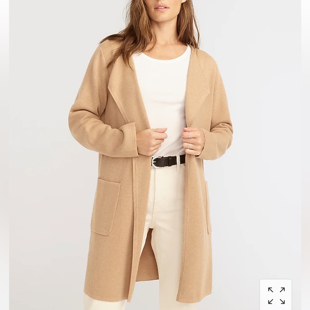 J. Crew Juliette Collarless Sweater Blazer Size XS NWOT